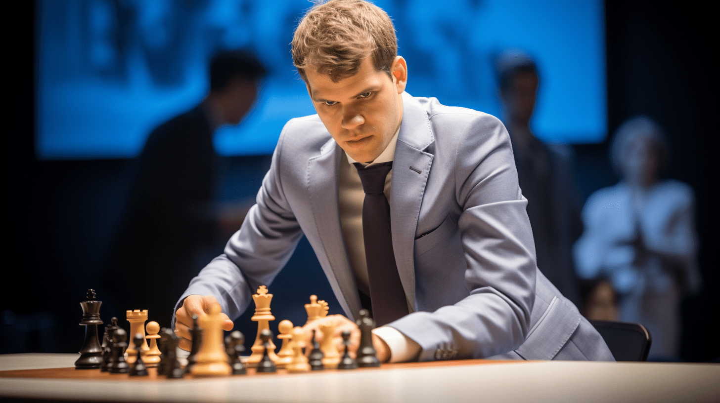 POV: You're playing Magnus Carlsen😅 #chess #magnuscarlsen #chessgame  #chessboard #chessmaster #learn