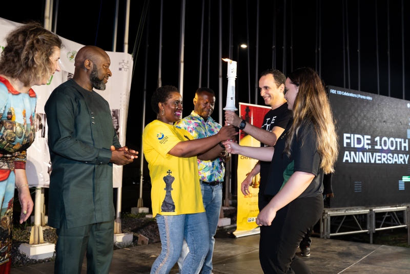 FIDE torch relay, chess